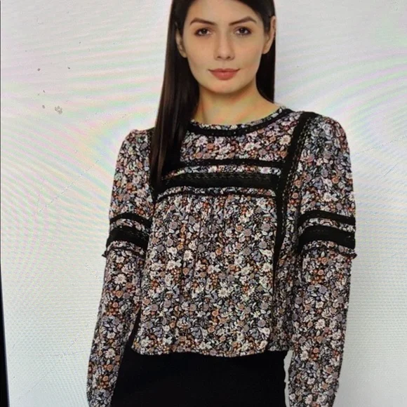 American Eagle boho Blouse Top XS - Picture 1 of 6